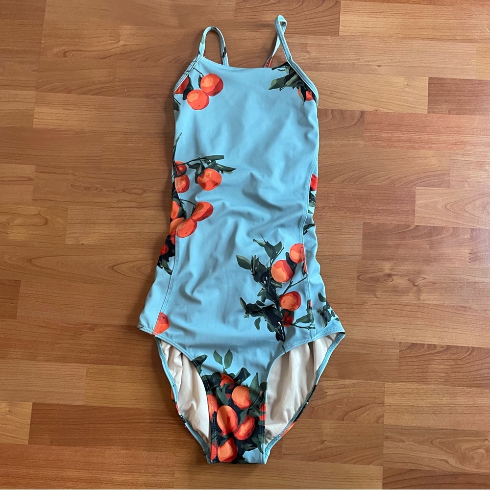 Albion Clementine Tie Up One Piece Swimsuit